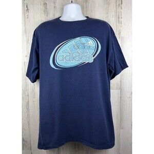 Vintage Adidas Logo T-Shirt Large (23”x30”)